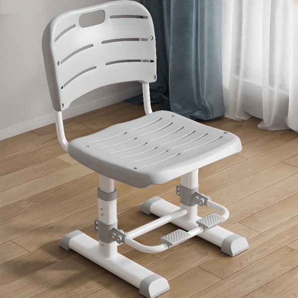 "Solid Color Metal Children's Chair Adjustable Height Upholstered Chair(s)"
