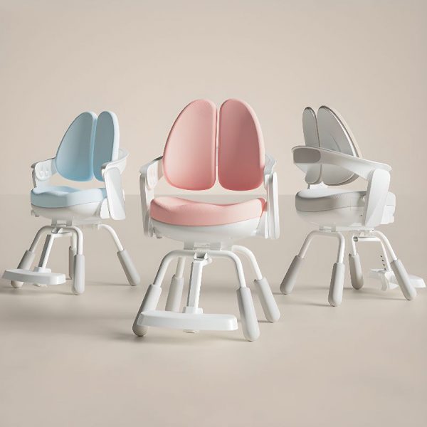 "Upholstered Chair(s) Adjustable Height Kids Chair With Arms, Tufted"