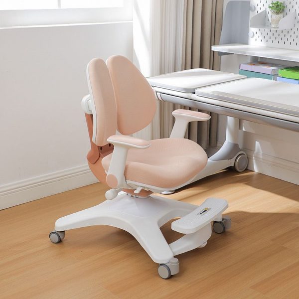 "Upholstered Chair(s) Adjustable Height Children's Chair With Arms, Lockable Casters"